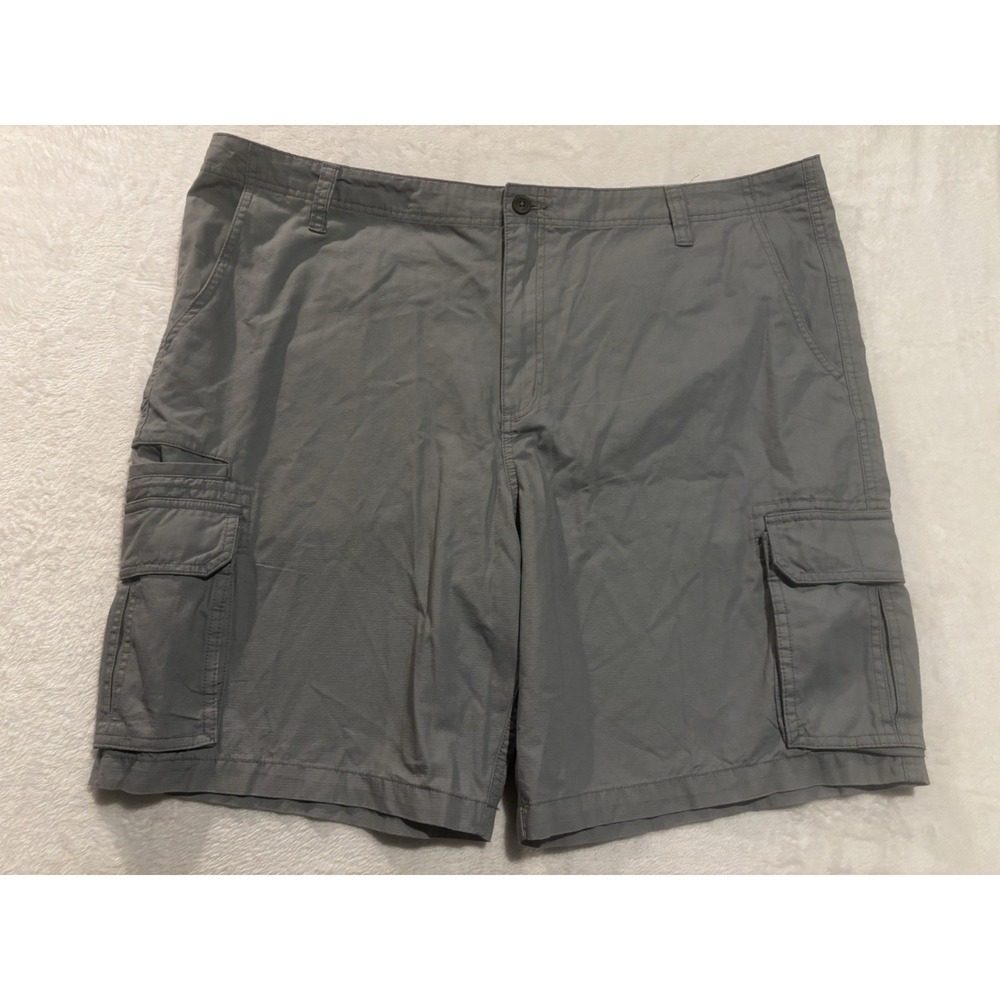 NEW Magellan Shorts Mens 44 Gray Chino Casual Golf 10" Inseam Outdoor‎ Stretch